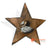 MDC76 WOODEN STAR WALL HANGING DECORATION WITH BIRD ORNAMENT