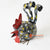 MHRC005 HAND PAINTED METAL ROOSTER DECORATION