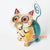 MHRC125 HAND PAINTED METAL OWL DECORATION