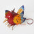 MHRC138 HAND PAINTED METAL BIRD DECORATION