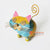 MHRC141 HAND PAINTED METAL CAT DECORATION