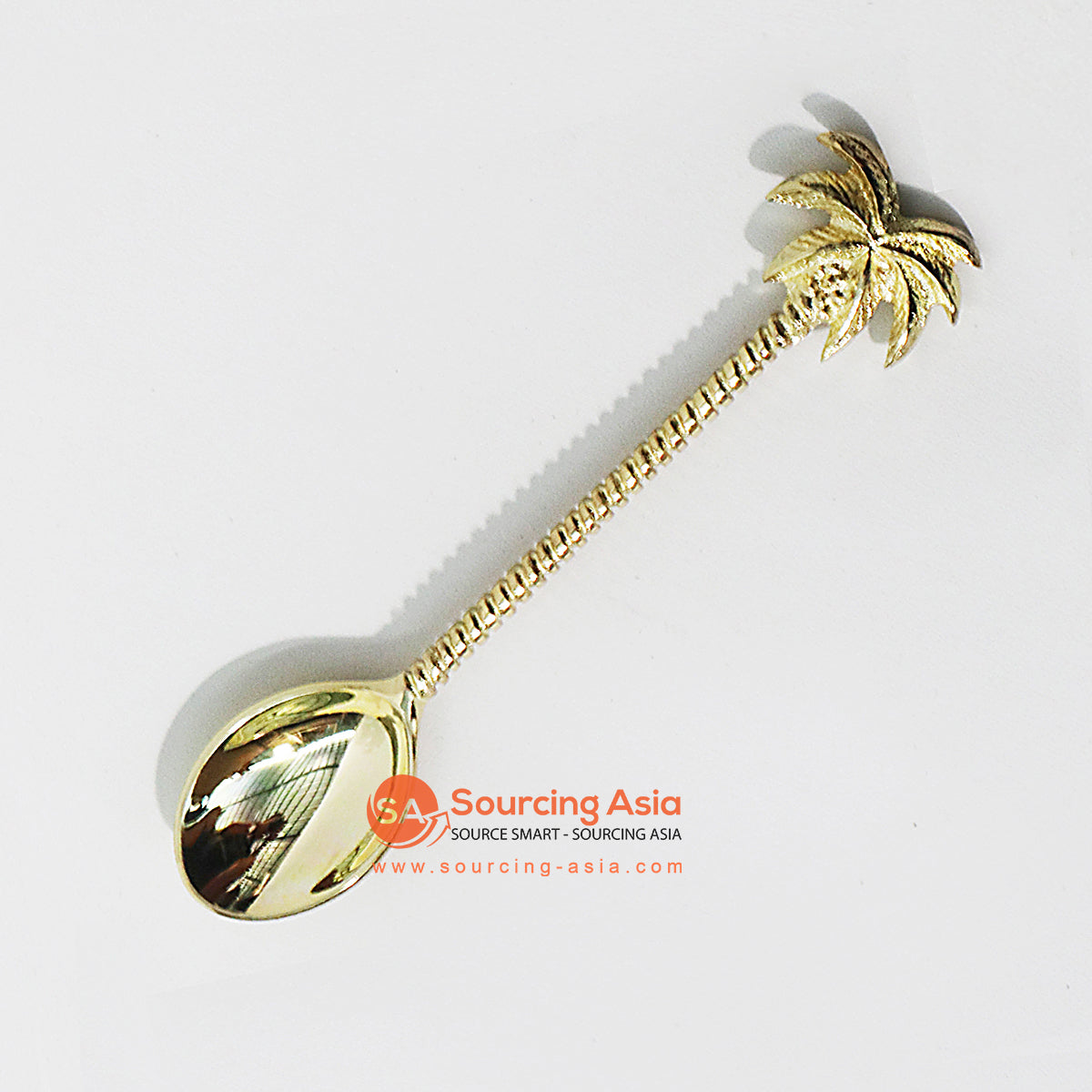 MTL002S BRONZE SPOON WITH PALM TREE DECORATION