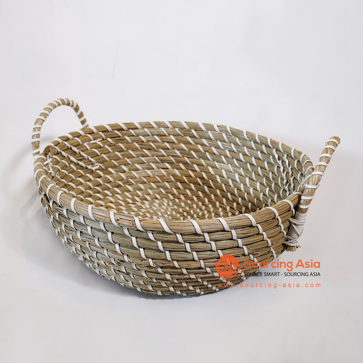 MRC017 NATURAL MENDONG BASKET WITH HANDLES