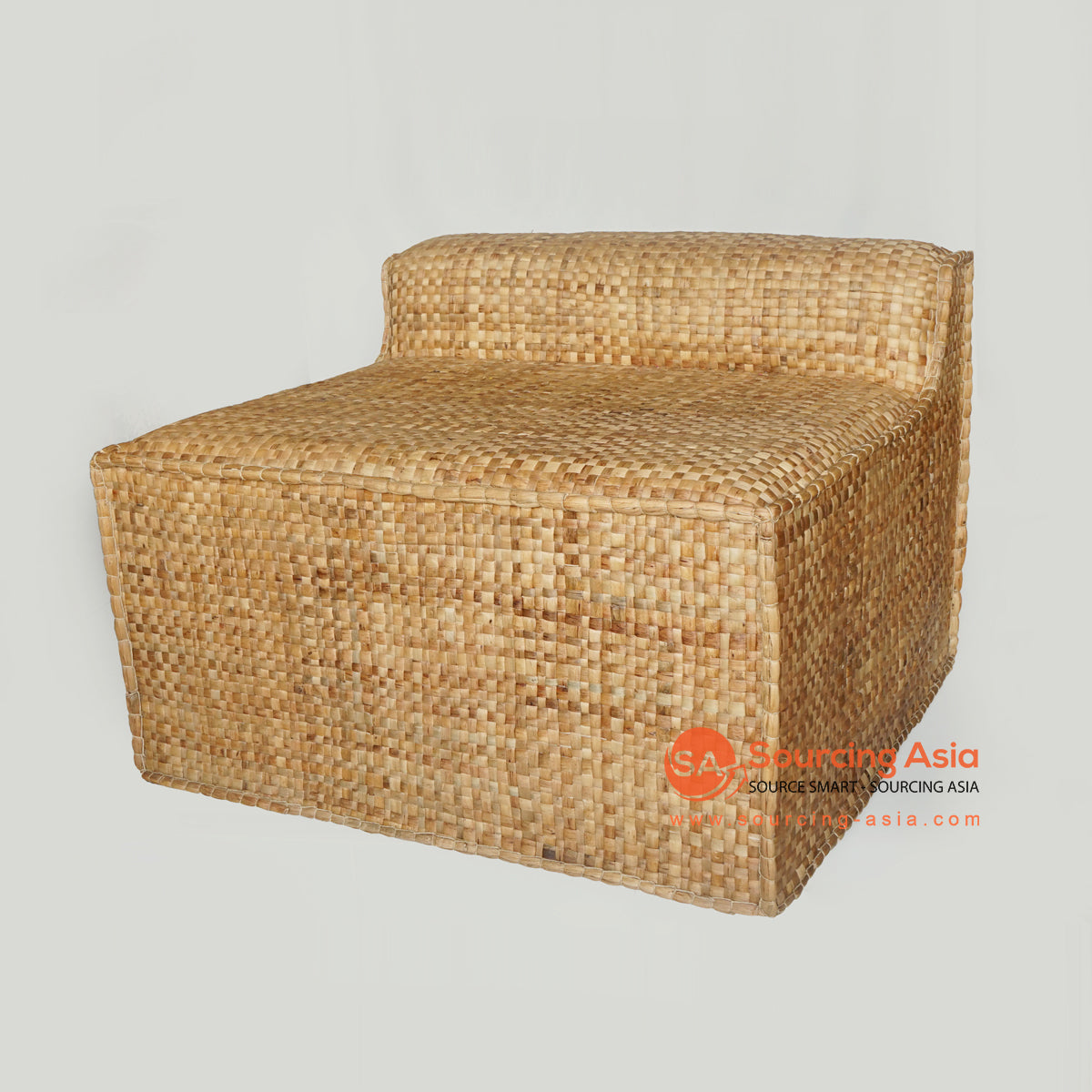 MRC165 NATURAL WATER HYACINTH LOUNGE CHAIR