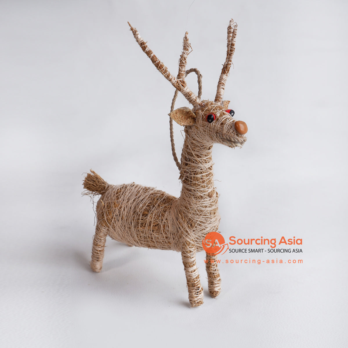 MRC192 NATURAL AKAR WANGI HANGING DEER DECORATION