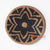 MRC213 NATURAL MENDONG AND BLACK RAFFIA ROUND WALL DECORATION