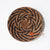 MRC215 NATURAL WATER HYACINTH AND BLACK RAFFIA ROUND WALL DECORATION