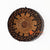 MRC218 NATURAL BANANA FIBER WITH BLACK MACRAME ROUND WALL DECORATION