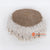 MRC253 NATURAL AGEL AND WHITE ROPE ROUND POUFFE