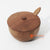 MSB012 NATURAL TEAK WOOD SAUCE BOWL WITH LID AND SPOON
