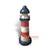 MTIB007 RED AND WHITE WOODEN LIGHTHOUSE DECORATION