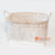 MTIC047 WHITE WASH BAMBOO BASKET WITH HANDLE
