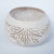MULC002 NATURAL YOUNG COCONUT SHELL LEAVES CARVED BOWL