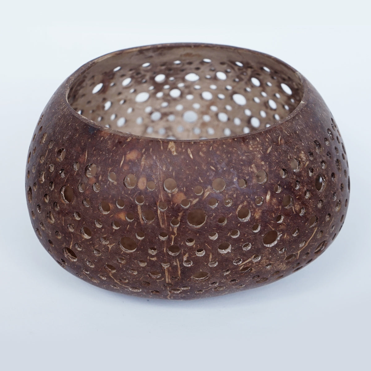 MULC015 NATURAL OLD COCONUT SHELL CARVED BOWL
