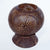 MULC026 NATURAL OLD COCONUT SHELL CARVED LAMP HOLDER