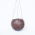 MULC036 NATURAL OLD COCONUT SHELL CARVED HANGING BOWL