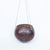 MULC040 NATURAL OLD COCONUT SHELL CARVED HANGING BOWL
