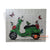 MYS068 GREEN SCOOTER PAINTING