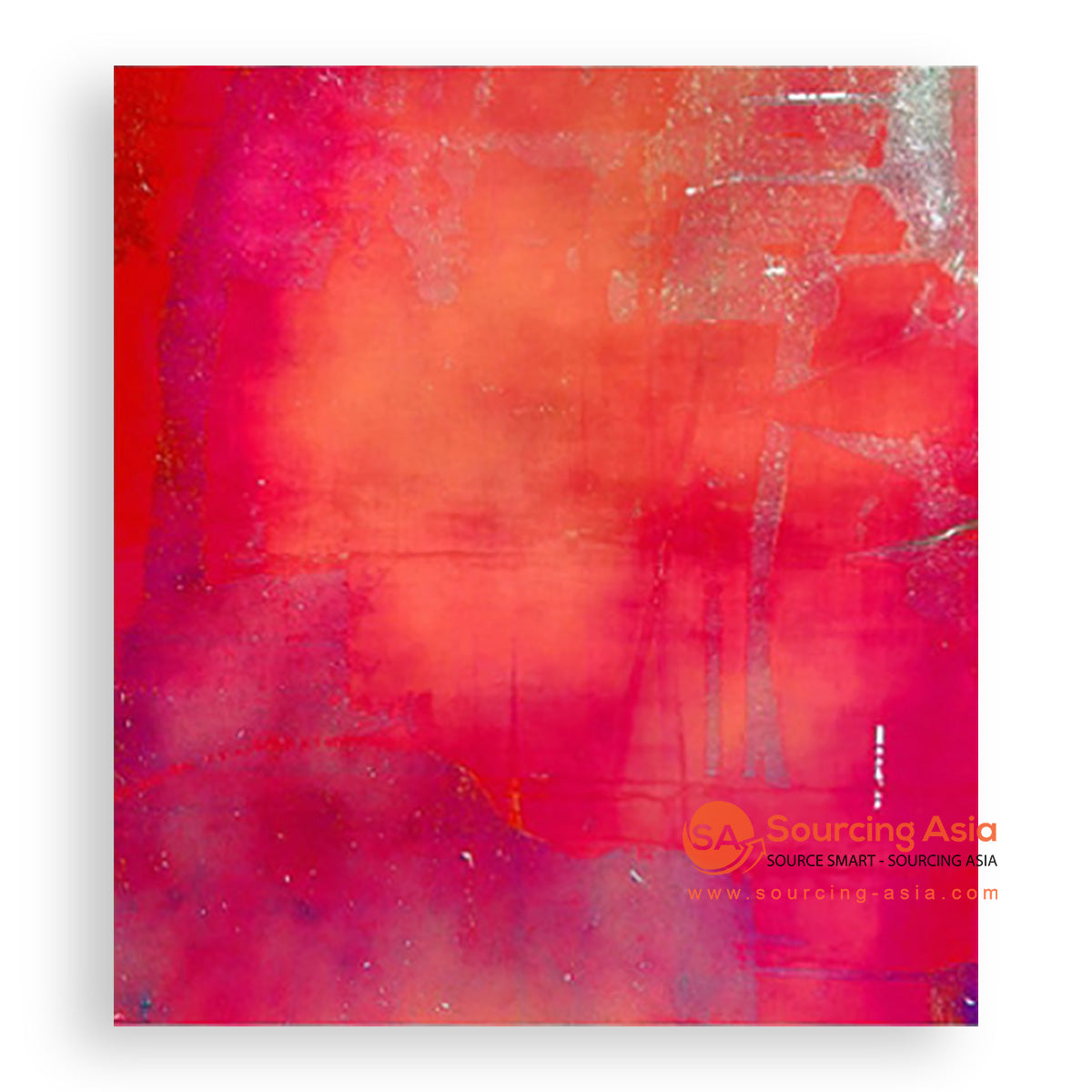 MYS126 RED CONTEMPORARY PAINTING