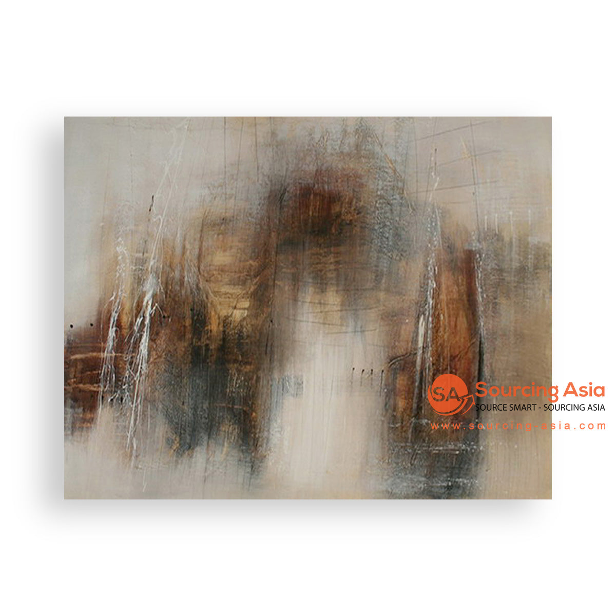 MYS211 ABSTRACT WOOD PAINTING
