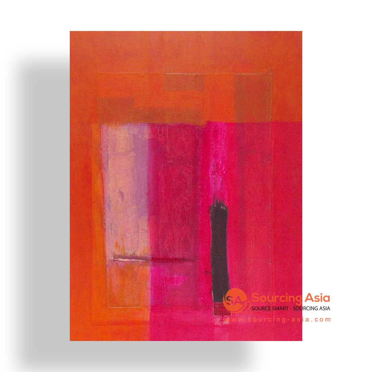 MYS231 ABSTRACT RED PAINTING