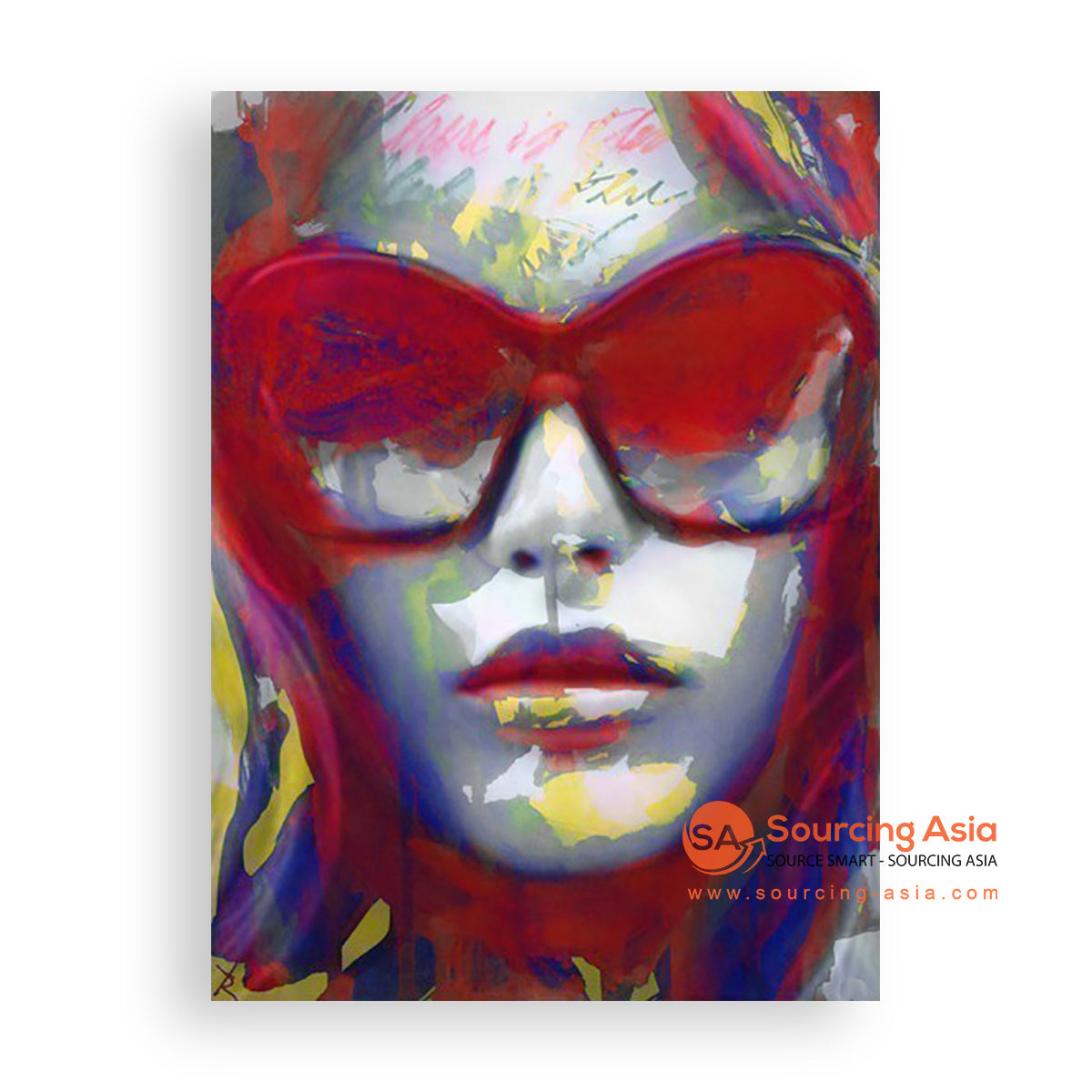 MYS253 ARTISTIC RED PAINTING