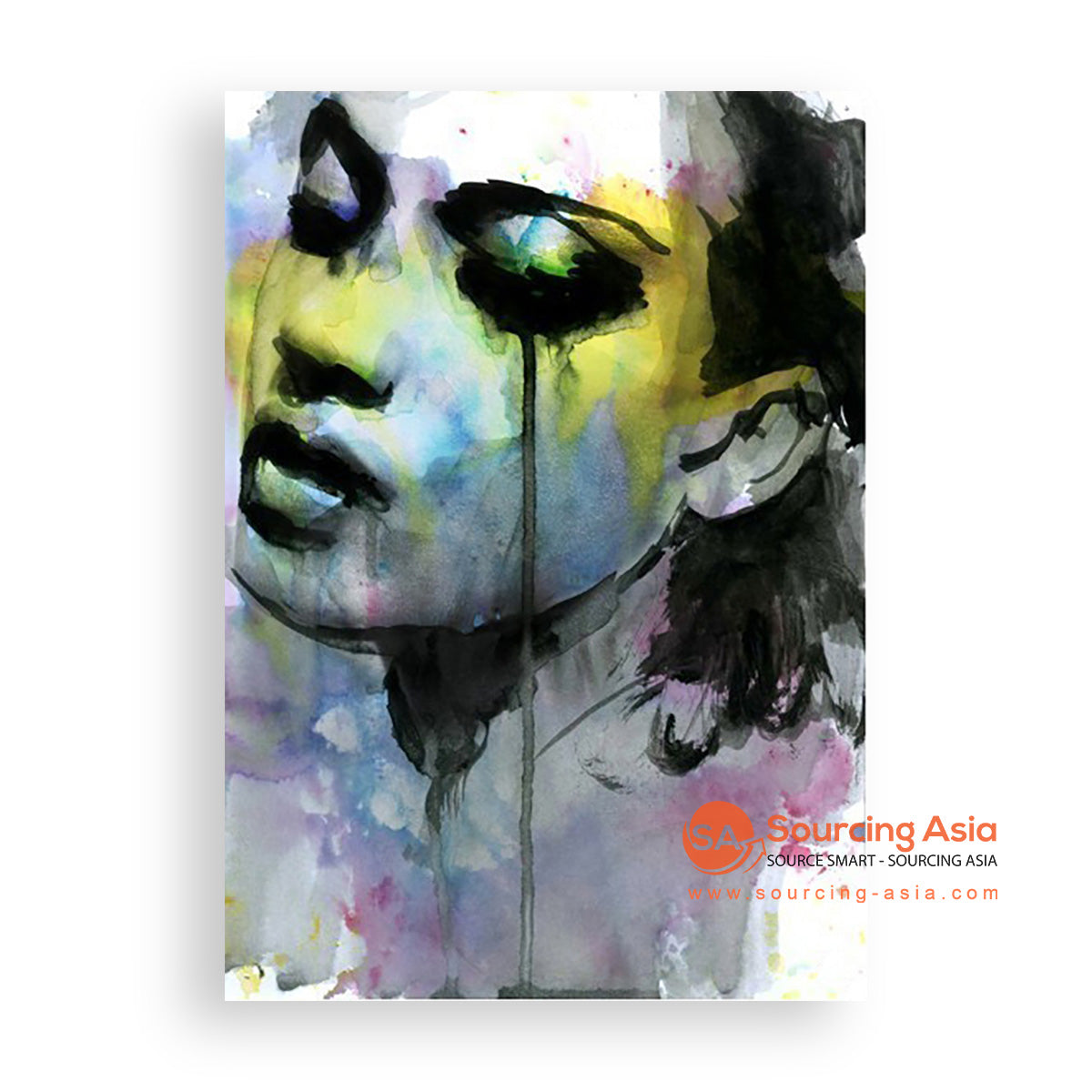 MYS256 CRYING WOMAN PAINTING