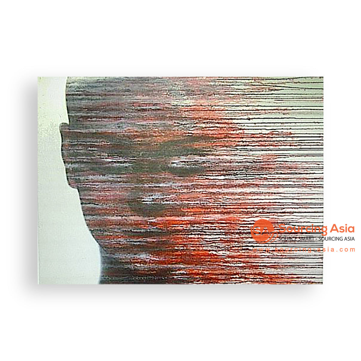 MYS286 RED ABSTRACT PAINTING
