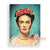 MYS359 FRIDA WITH PINK FLOWERS PAINTING
