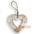 NST006 WHITE SHELL HEART HANGING WALL DECORATION