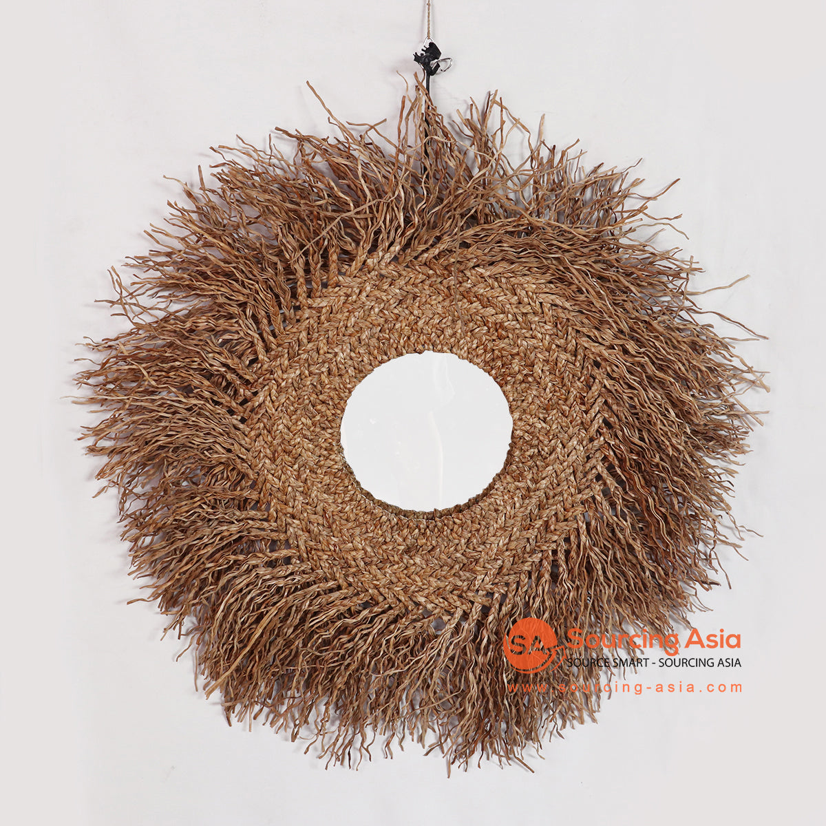 PDL005 NATURAL WOVEN SEAGRASS HANGING WALL DECORATION WITH FRINGE