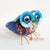 PEBC054 MULTICOLOR METAL OWL DECORATION