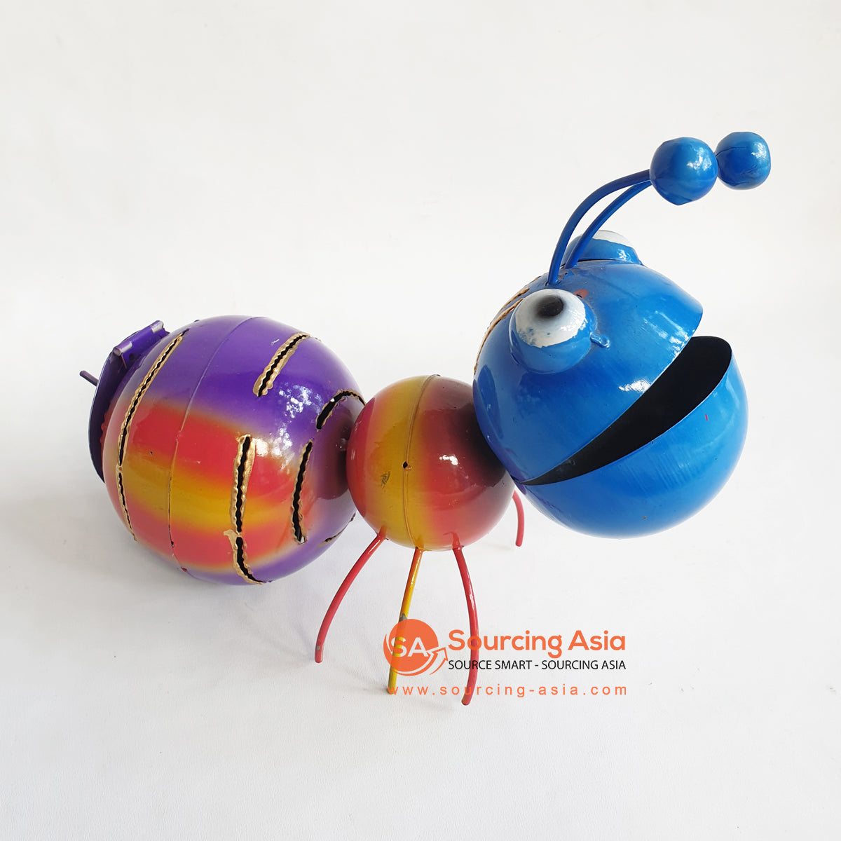 PEBC075 MULTICOLOR METAL ANT DECORATION