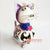 PEBC080 METAL FEMALE CAT DECORATION