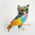 PEBC110 MULTICOLOR METAL OWL DECORATION