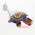 PEBC137 HAND PAINTED METAL TURTLE DECORATION