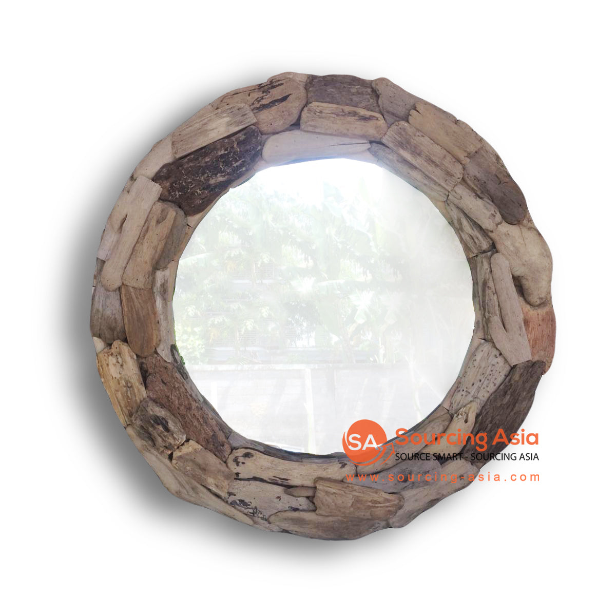 PJY032-1 NATURAL DRIFTWOOD ROUND DECORATION 5MM
