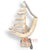 PJY046S NATURAL DRIFTWOOD BOAT DECORATION
