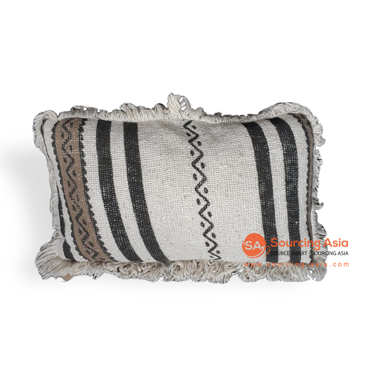 PLT005 MULTICOLOR RECTANGULAR CUSHION WITH RAMPLE (PRICE WITHOUT INNER)