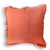 PLT016 ORANGE SQUARE CUSHION WITH RAMPLE (PRICE WITHOUT INNER)