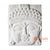 PNBD018 WHITE WOODEN BUDDHA FACE WALL DECORATION