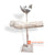 PUR003 WHITE WASH WOODEN JEWELRY STAND WITH BIRD DECORATION