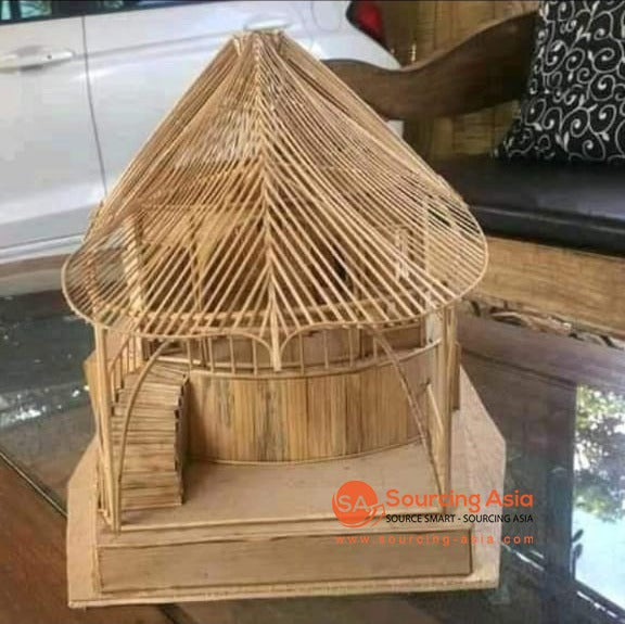 Miniature bamboo shop house