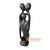 RGL015-30BK BLACK WOODEN FAMILY HUGGING ABSTRACT STATUE