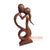 RGL011-30 WOODEN ABSTRACT KISSING COUPLE AND LOVE SYMBOL