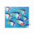SDL136 FISH PAINTING WITH WHITE FRAME