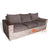 SF32-NAT NATURAL BANANA FIBER THREE SEATS MOROCCO SOFA WITH WOODEN ARMS (PRICE WITHOUT CUSHION)