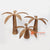 SHL007 SET OF THREE NATURAL WATER HYACINTH PALM TREE CANDLE HOLDERS