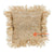 SHL049A NATURAL RAFFIA SQUARE CUSHION WITH FRINGE (PRICE WITH INNER)