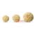 SHL055-1 SET OF THREE SHELL BALLS DECORATION